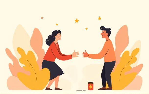 Happy guest giving a positive review