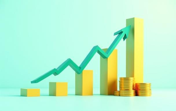 Graph showing revenue growth