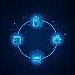 Abstract connection points or data flow